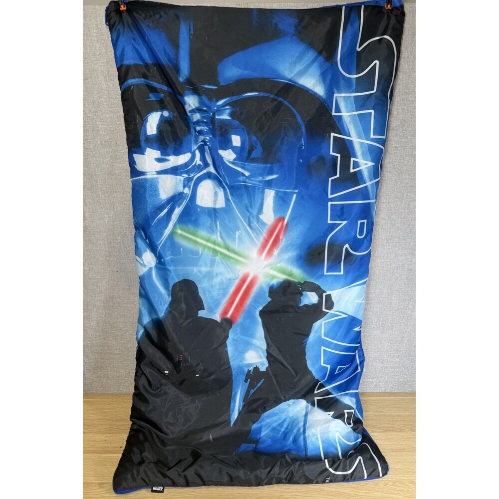 Star Wars Kids Sleeping Bag Opens Flat Blanket Darth Vader Luke Slumber Bag